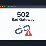 502 Bad Gateway Error Hero