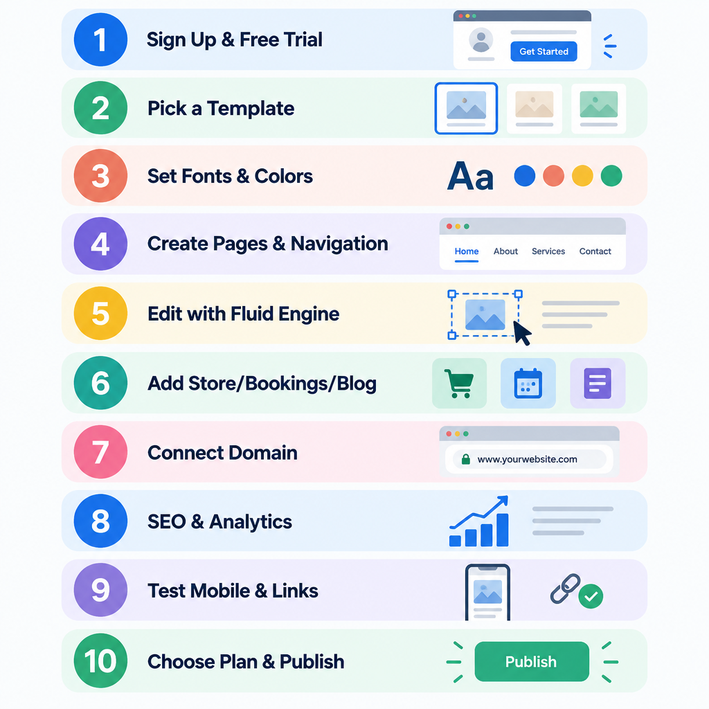 10 Steps to Build a Squarespace Site