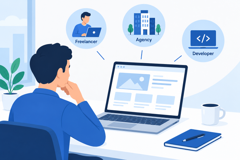Hiring a Website Designer Hero