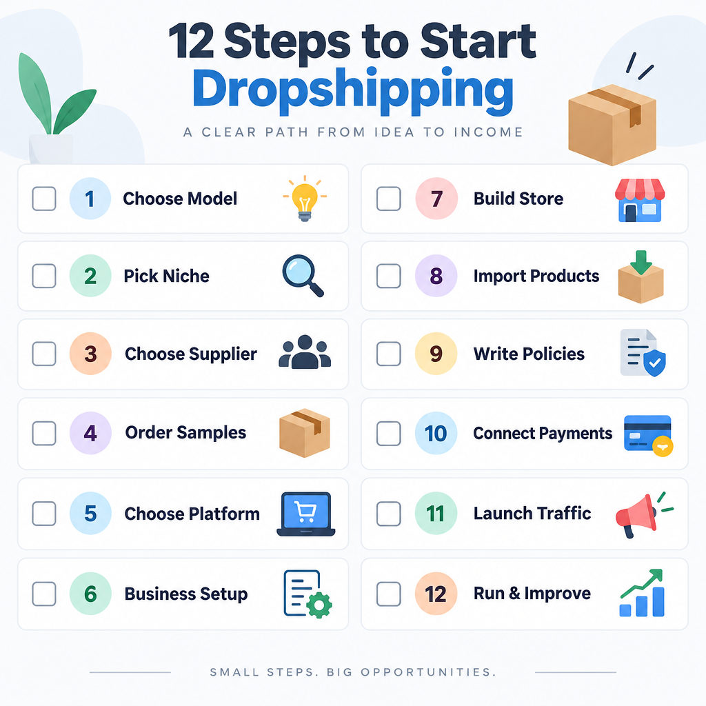 12-Step Dropshipping Checklist