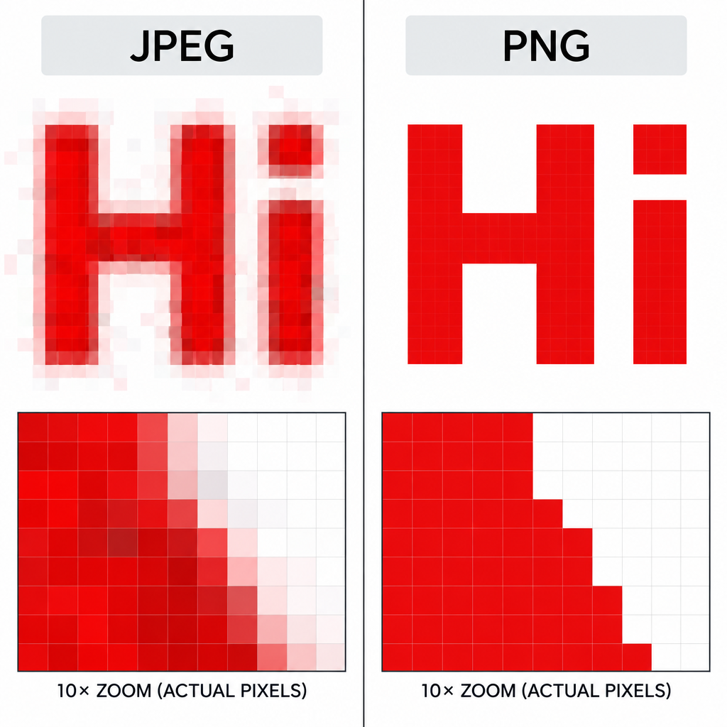JPEG Artifact vs PNG Sharp Edge