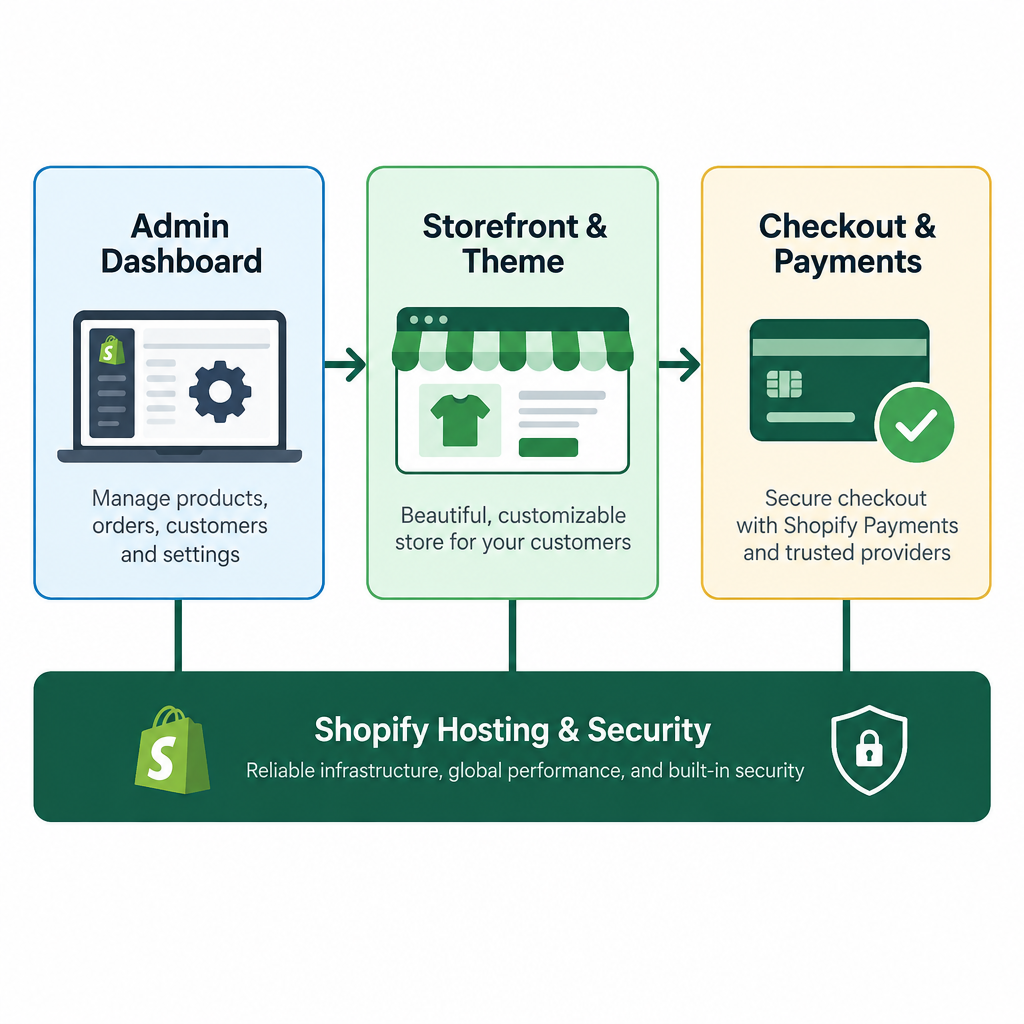 Shopify Store Architecture Flow